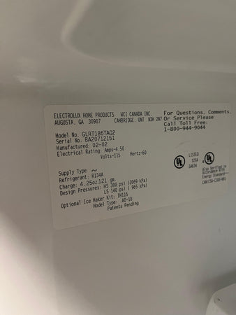 Frigidaire Beige Top Freezer Refrigerator