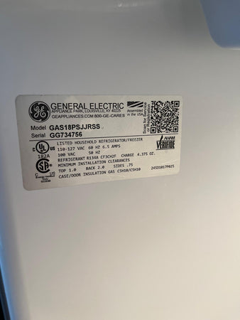 Ge 17.5 Cu. Ft. Stainless Top freezer Refrigerator