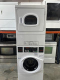 Speed Queen STENCASP175TW01 27 Inch Commercial Stacked Washer and Electric Dryer