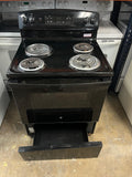 GE Coil Top Stove in Black