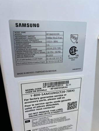 Samsung 33 Inch Counter Depth French Door Smart Refrigerator