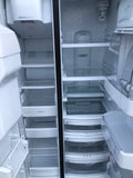 GE Side-by-Side Refrigerator with Ice Maker, Water and Ice Dispenser (Stainless Steel)