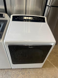 Maytag Smart Top Load Washer with Extra Power - 5.3 cu. ft. And Whirlpool 8.8 cu.ft Top Load HE Electric Dryer with Intuitive Touch Controls, Steam Refresh