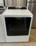 Maytag Smart Top Load Washer with Extra Power - 5.3 cu. ft. And Whirlpool 8.8 cu.ft Top Load HE Electric Dryer with Intuitive Touch Controls, Steam Refresh