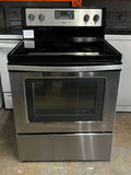 Whirlpool Glass Top Stove in Stainless Steel
