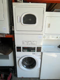 Speed Queen STENCASP175TW01 27 Inch Commercial Stacked Washer and Electric Dryer