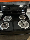GE Coil Top Stove in Black