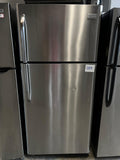Frigidaire Top Freezer Refrigerator in Stainless Steel