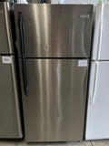 Frigidaire Top Freezer Refrigerator in Stainless Steel