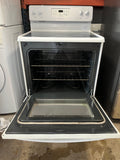 Frigidaire 30 Inch Glass Top Electric Range in White