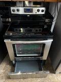 Whirlpool 30 Inch Smooth Top Electric Range in Stainless Steel