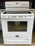 Frigidaire Glass Top Stove in White