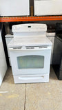 GE Glass Top Stove in White