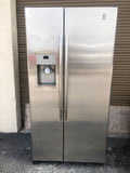 GE Side-by-Side Refrigerator with Ice Maker, Water and Ice Dispenser (Stainless Steel)