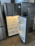 Ge 17.5 Cu. Ft. Stainless Top freezer Refrigerator