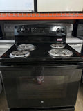GE Coil Top Stove in Black