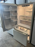 Maytag 18.6 cu. ft. Bottom-Freezer Refrigerator with Electronic Dual Cool System and Spill Catcher Shelves: Bisque