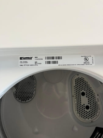 Kenmore 24" Stackable Washer & Dryer 110v