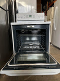 GE Glass Top Stove in White